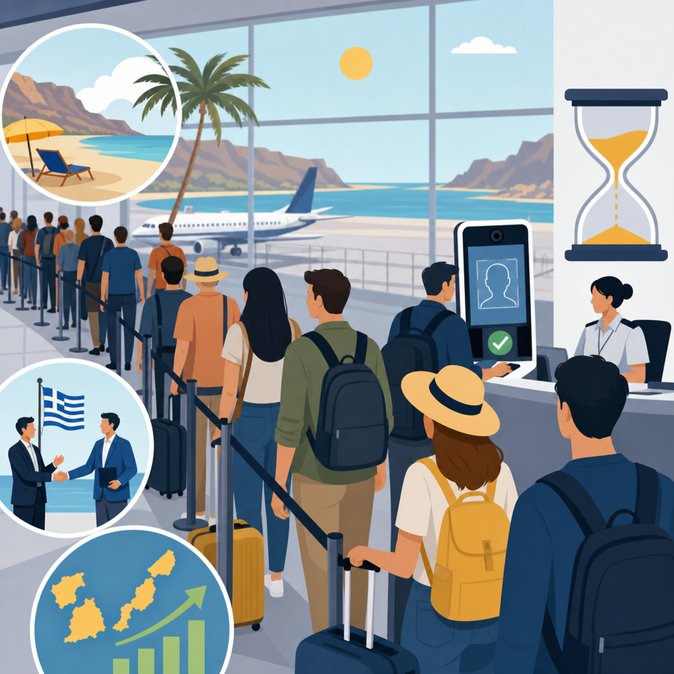 Biometric ‘EES’ glitches create three-hour passport queues at Gran Canaria Airport, sparking calls for Spain to ease checks