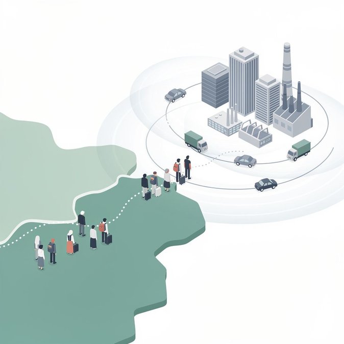 تشير البيانات إلى أن 90% من طالبي اللجوء دخلوا إلى أيرلندا عبر الحدود البرية مع أيرلندا الشمالية