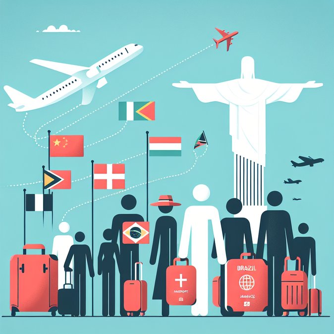 Brazil Grants Visa-Free Entry to China and Seven Other Countries