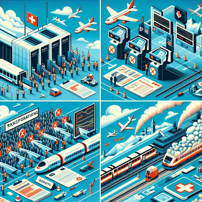 Europe-Wide Festive Travel Chaos Spills into Switzerland as Strikes and EES Collide