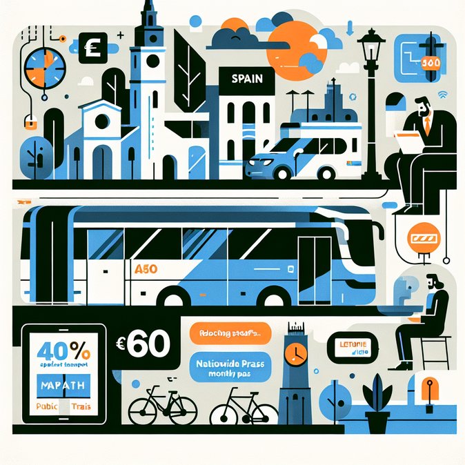 Spain Extends 40 % Public-Transport Subsidy and Unveils €60 Nationwide Pass for 2026 Assignees