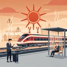 Ola de calor pone bajo presión la red ferroviaria austriaca—ÖBB emite aviso de movilidad