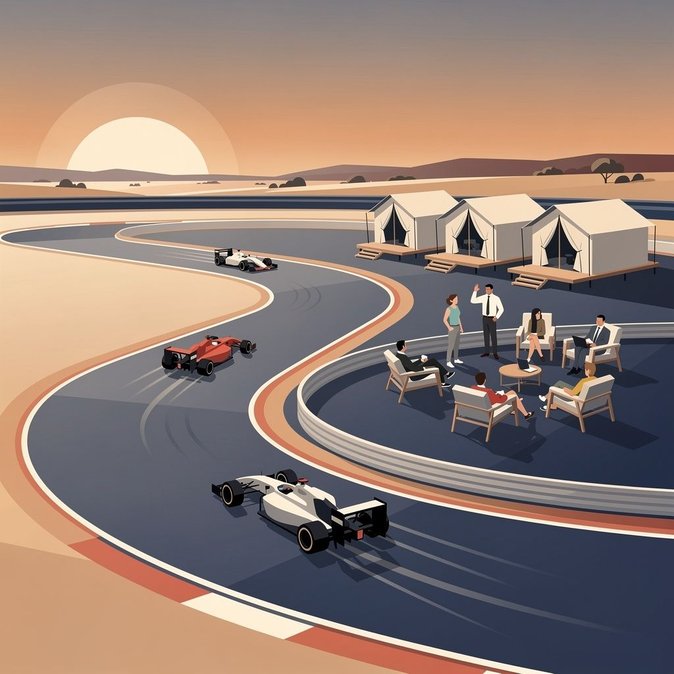 The Bend Motorsport Park adds ‘Pit-Straight Deluxe’ glamping tents to lure interstate visitors