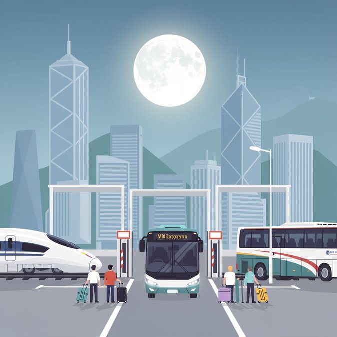 Hong Kong ramps up cross-boundary transport for Mainland Mid-Autumn rush