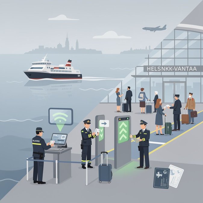 Finnish Border Guard steps-up spot checks at Helsinki Airport and Baltic cruise terminals