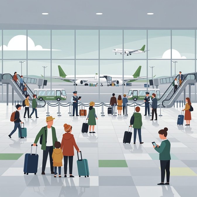 Shannon Airport forecasts 50 000 passengers over bank-holiday weekend, issues early-arrival guidance
