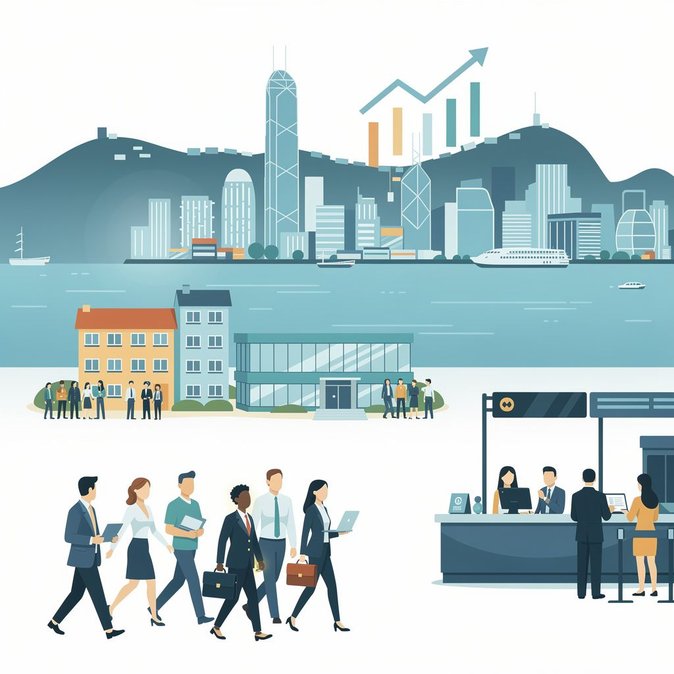 Le chef de l’exécutif salue le succès de la politique d’attraction des talents de Hong Kong, avec 290 000 professionnels ayant choisi de s’installer en ville