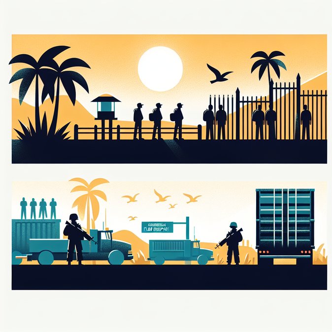 California Border Strip Declared Military Zone, Granting Troops Arrest Powers