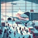 Winter-storm fallout snarls American Airlines network, illustrating climate-related mobility risk