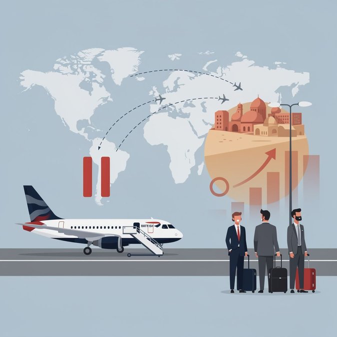 British Airways retrasa el relanzamiento de vuelos a Doha y Riad debido a las continuas interrupciones en el tráfico aéreo en Oriente Medio