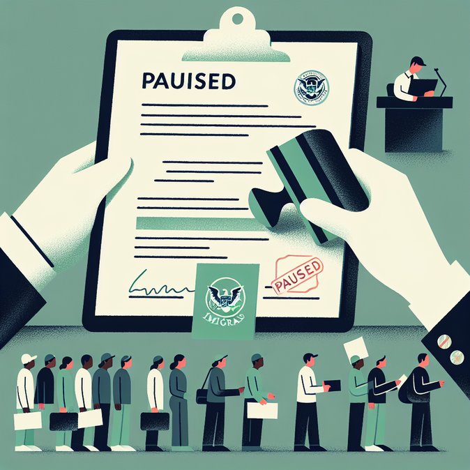 USCIS freezes benefit processing for nationals of 19 “high-risk” countries and halts all asylum adjudications