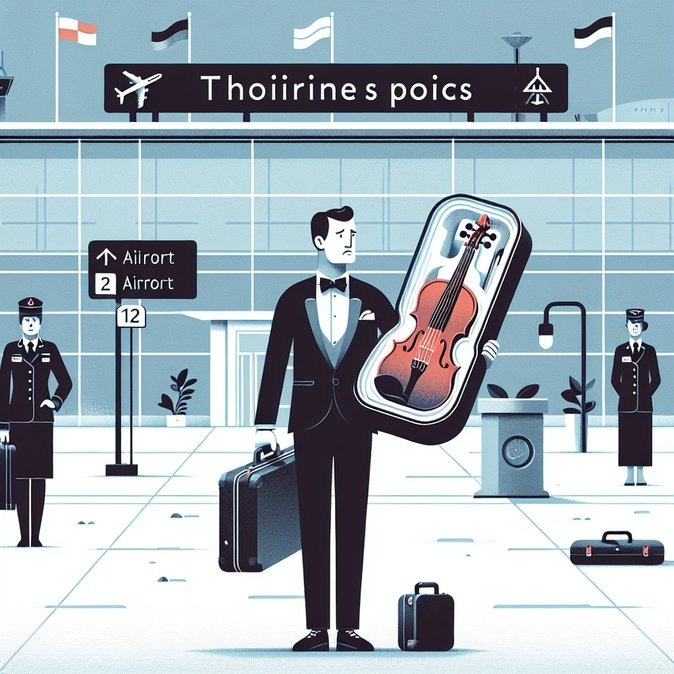 Incident historique avec un violon à l’aéroport d’Helsinki relance le débat sur les règles des compagnies aériennes concernant les objets fragiles