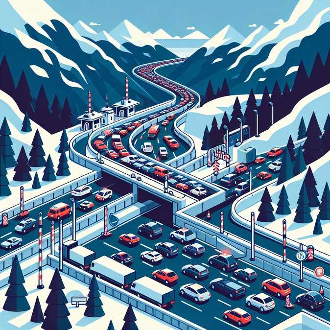 Border Checks at Fernpass Cause Delays for German Holiday Traffic to Austria and Italy