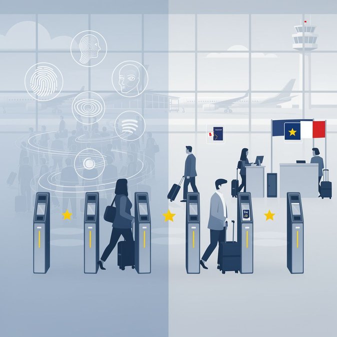 L'UE accorde à la France et à huit autres pays Schengen une marge de manœuvre supplémentaire pour les contrôles biométriques du Système d'Information sur les Entrées et Sorties (EES)