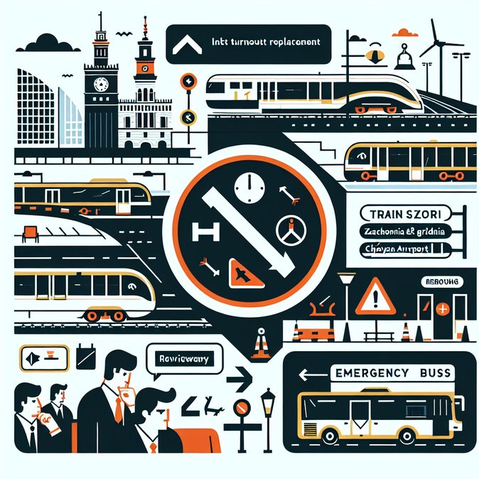 Warsaw Central Station shuts for eight-day track works, severing rail link to Chopin Airport