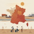 Extreme heat leaves French soils drier than 1976; travel precautions urged
