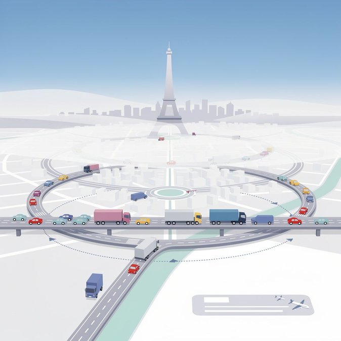 Île-de-France Activates Speed Limits and Truck Bypass as Ozone Pollution Peaks