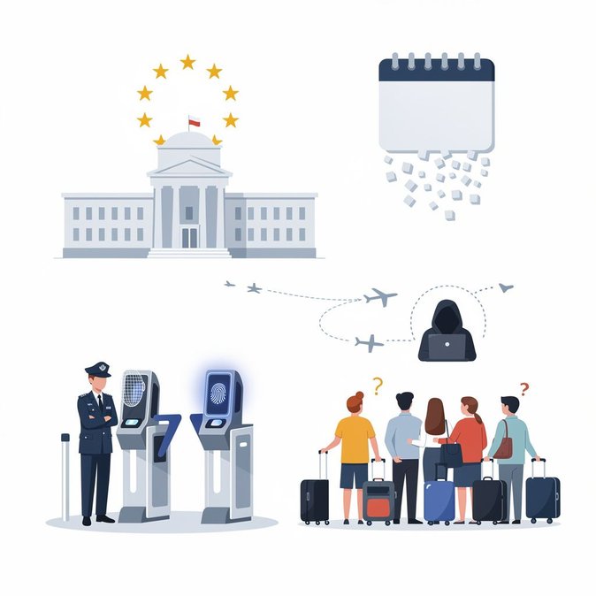 La UE elimina discretamente la fecha de lanzamiento de ETIAS para el cuarto trimestre de 2026, generando incertidumbre para viajeros y empresas polacas