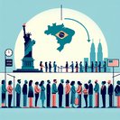 U.S. ‘Home Country Rule’ set to lengthen visa queues for Brazilians in 2026