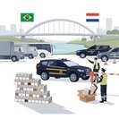 الشرطة الفيدرالية تضبط 42,000 علبة سجائر مهربة على الحدود الباراغوانية وتشدد نقاط التفتيش قرب فوز دو إيغواسو