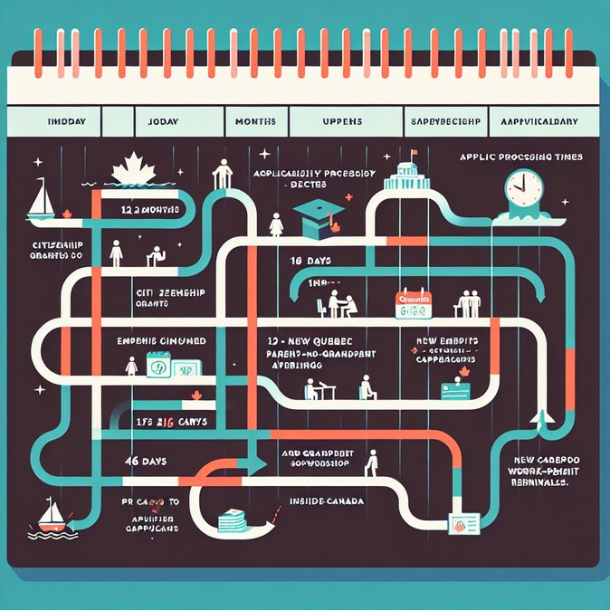 IRCC’s April processing-time update shows faster citizenship grants but soaring delays for Quebec parent sponsorship