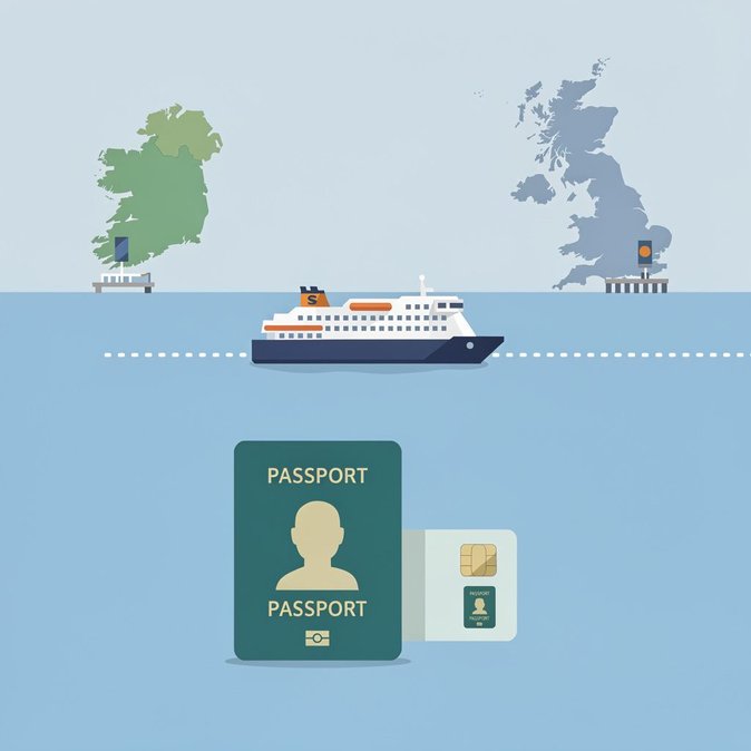 El DFA recuerda a los viajeros que a partir del 28 de septiembre será obligatorio presentar pasaporte en los ferris entre Irlanda y Reino Unido.
