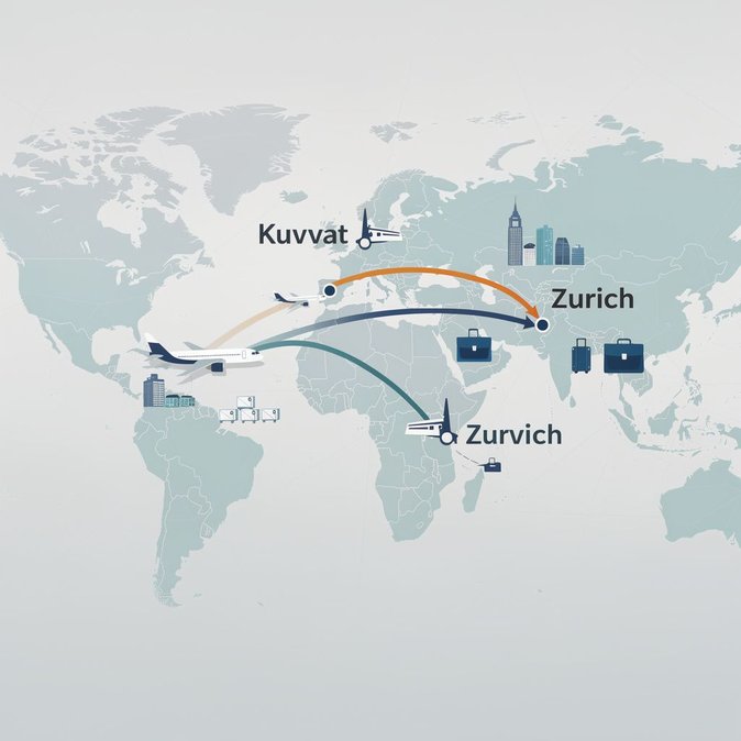 科威特航空新增苏黎世至阿姆斯特丹航线，调整八月航班网络