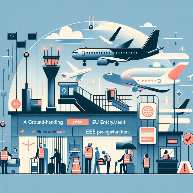 Holiday Strikes and EU Biometric Checks Create Perfect Storm at German Airports