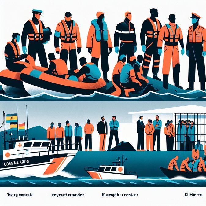 Spain rescues 403 migrants in two boats off El Hierro within 12 hours