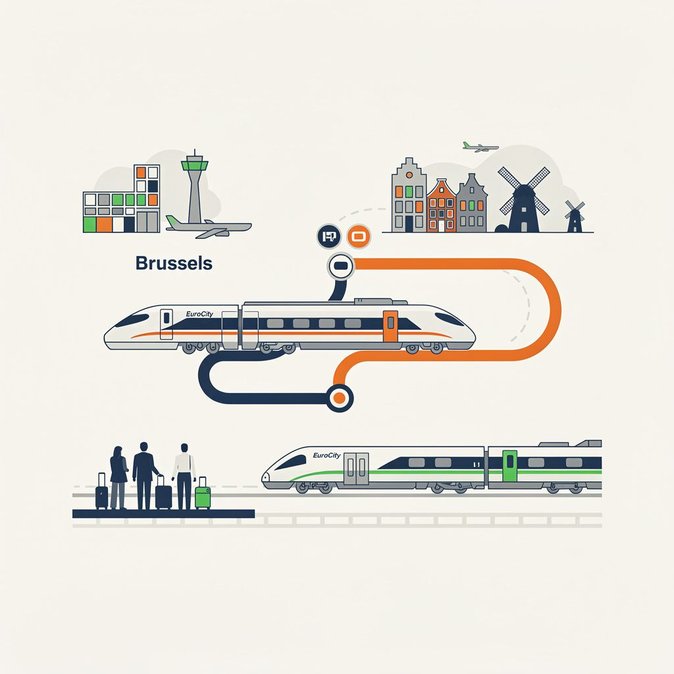 Engineering Works Divert EuroCity Services; Brussels Airport Rail Link Suspended 3-4 October
