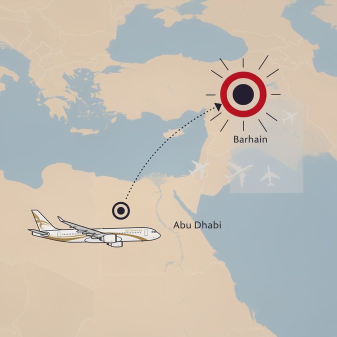 Etihad Diverts Bahrain Flight and Cancels Two Rotations as US–Iran Tensions Close Bahraini Airspace