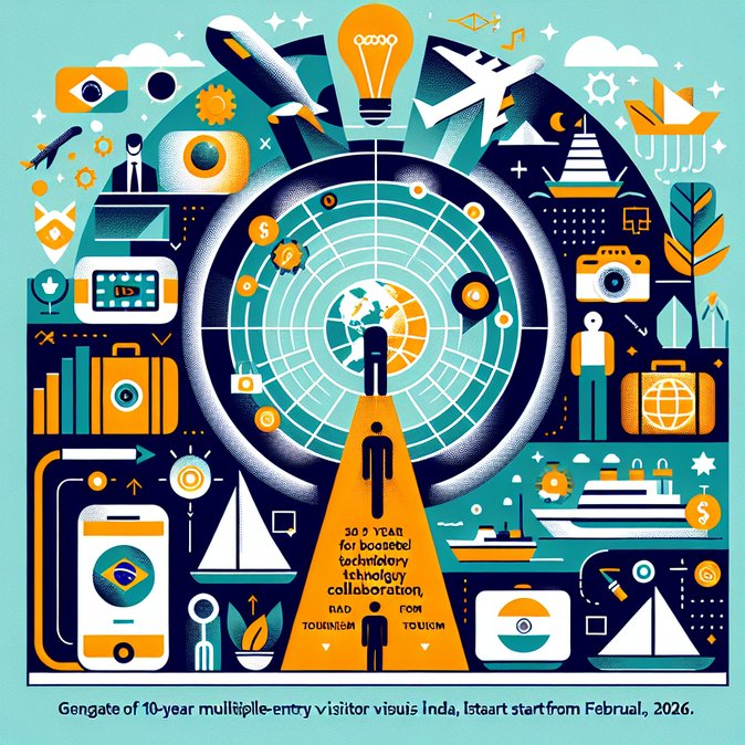 Brazil & India Begin Issuing 10-Year Multiple-Entry Visas