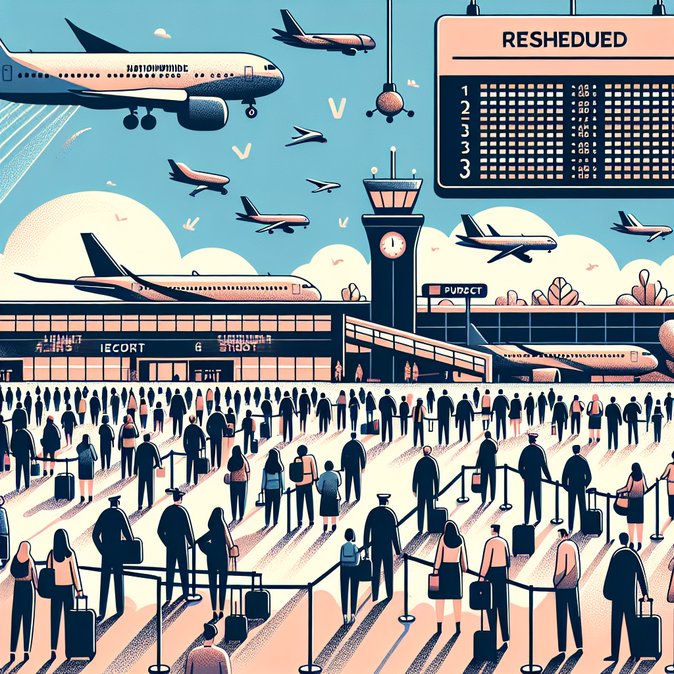 General Strike Triggers Long Queues and Flight Rescheduling at Larnaca Airport