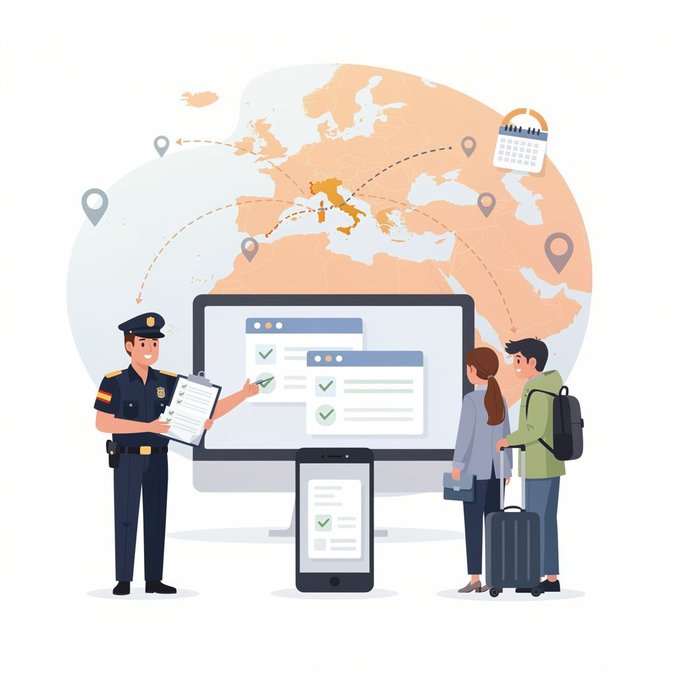 National Police launches online process for exceptional short-stay authorisations