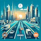 UAE Imposes New Lane Restrictions on Delivery Riders to Curb Road Risks