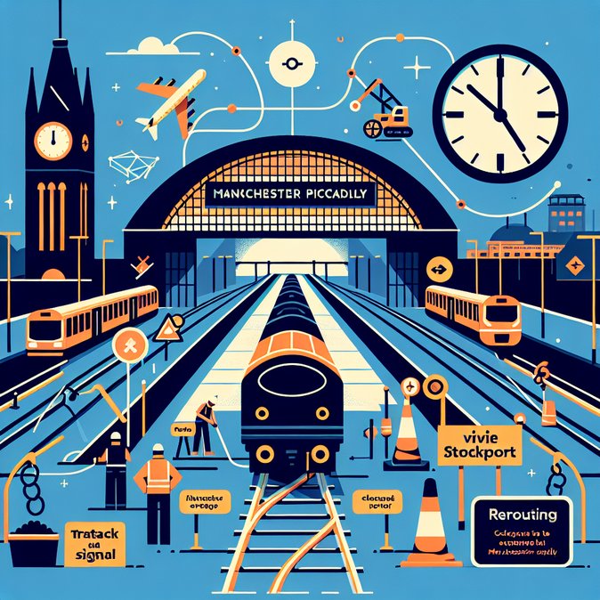 Nine-day closure of Manchester Piccadilly starts today, disrupting airport links and business routes