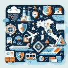 Orange-level weather alert across central and southern Italy as Storm Kristin threatens transport network