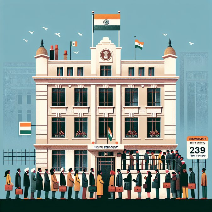 Indian Embassy Paris schedules 21 February “pop-up” consular camp for passports, OCI and visa services