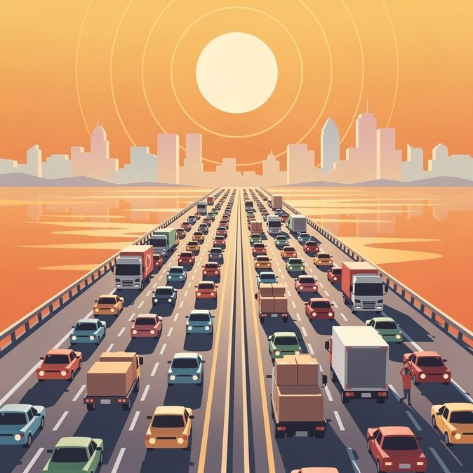 Record holiday-weekend traffic as nearly 1,000 km of jams clog French motorways