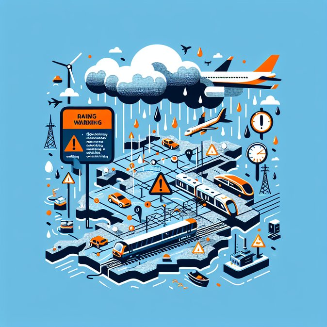 Met Éireann emite alerta naranja por lluvias en los corredores de viaje de Dublín