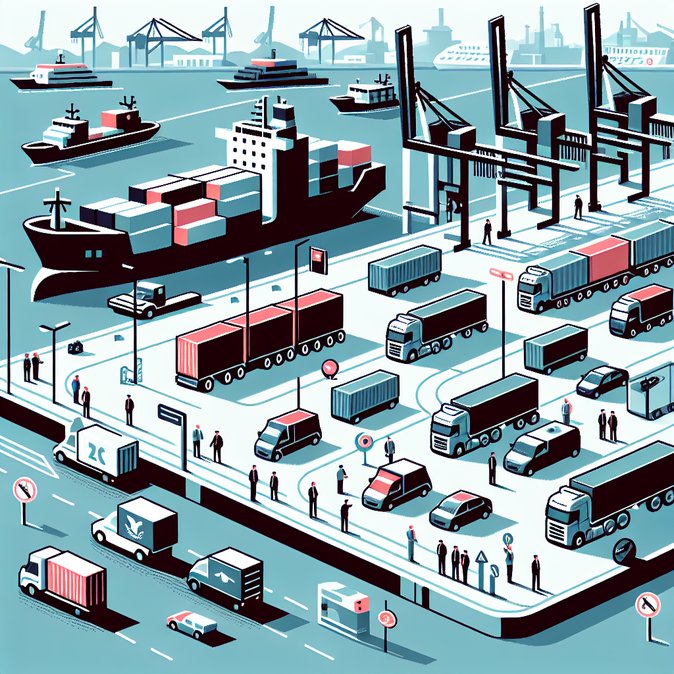 Truckers shut Limassol Port in indefinite strike over fees and container rules