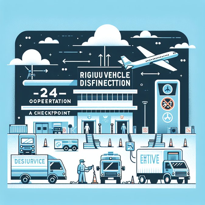 24-Hour Vehicle Disinfection at Green-Line Crossings Tightens Bio-Security After FMD Outbreak