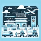 Désinfection des véhicules 24h/24 aux points de passage Green-Line : renforcement de la biosécurité après l’épidémie de fièvre aphteuse