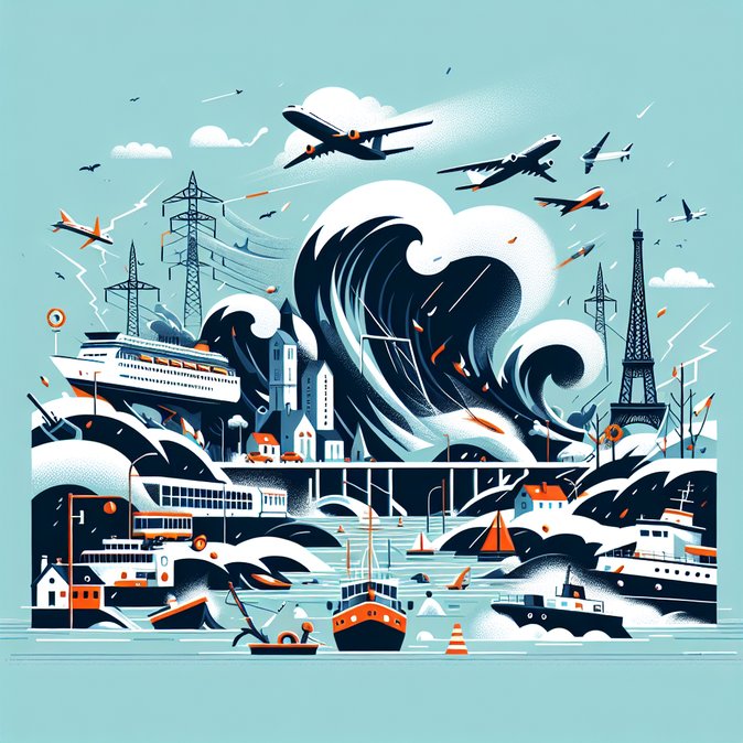 Storm Nils leaves three dead and cripples Franco-Spanish transport links