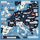 苏黎世成为受影响枢纽之一，欧洲单日取消航班212班，延误1698班