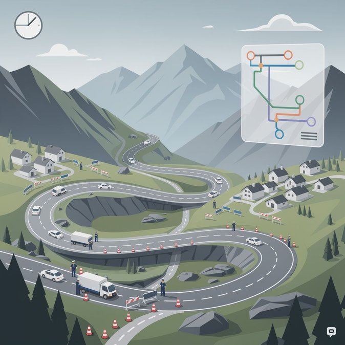 Tyrol Authorities Re-open Fernpass and Hahntennjoch After Orderly Closure; Strict Weekend Diversion Rules Remain