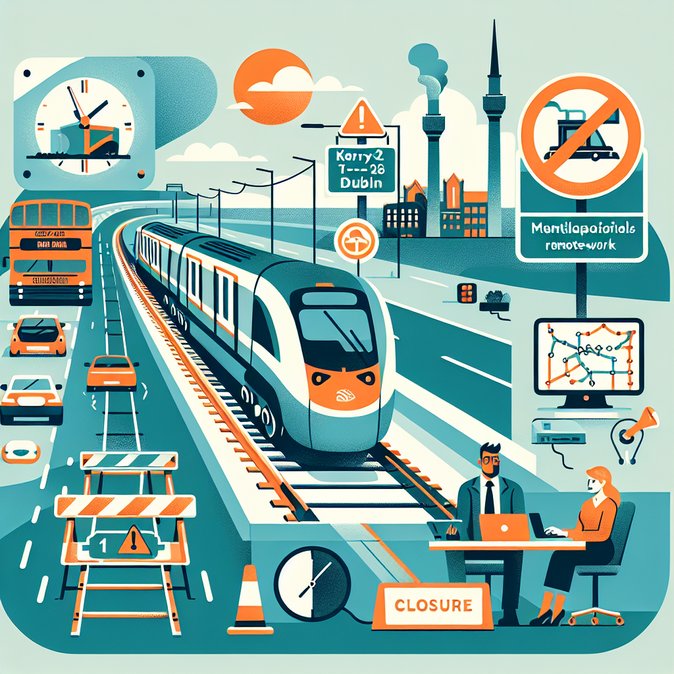 Weekend Rail Works Sever Kerry–Dublin Line, Triggering Bus Substitutions and Travel Delays