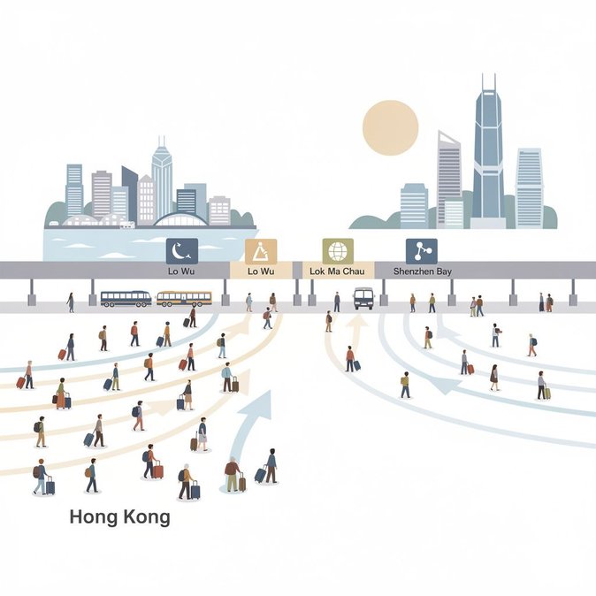 Mid-Autumn ‘mini-golden-week’ sees 1.25 million border crossings as 490,000 Hongkongers head north