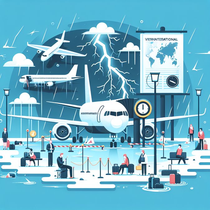 Storm Systems Disrupt 1,680 European Flights, Vienna Airport Among Worst-Hit Hubs