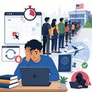 US F-1 visa appointment slots for Indian students disappear within minutes, fueling pre-fall semester panic